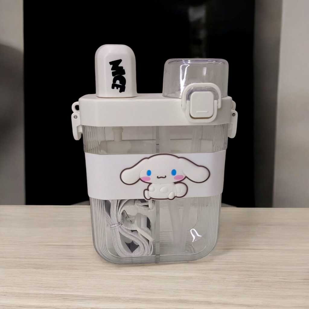 Cinnamoroll Dual-Straw Kids Water Bottle