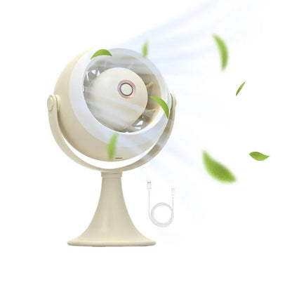 USB Rechargeable Portable Desktop Fan Mini Personal Electric Fan