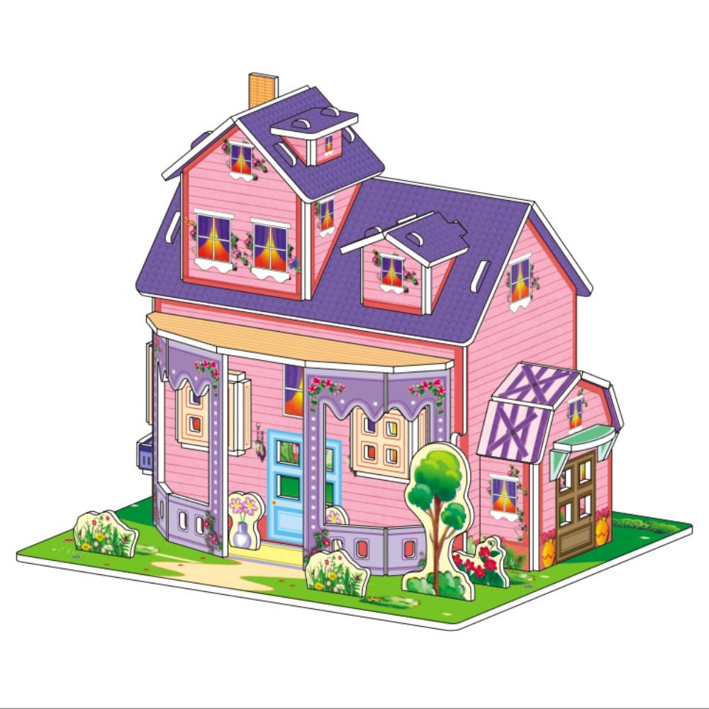 Premium 3D Princess Castle Puzzle Toy Set
