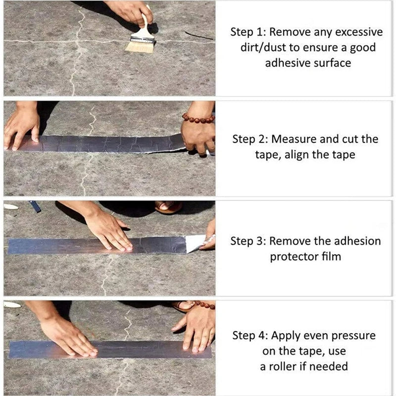 Aluminum Foil Butyl Waterproof Tape
