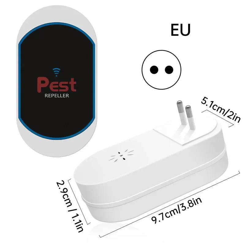 Ultrasonic Pest Repeller (Mosquito, Cockroach & Rat Repellent)