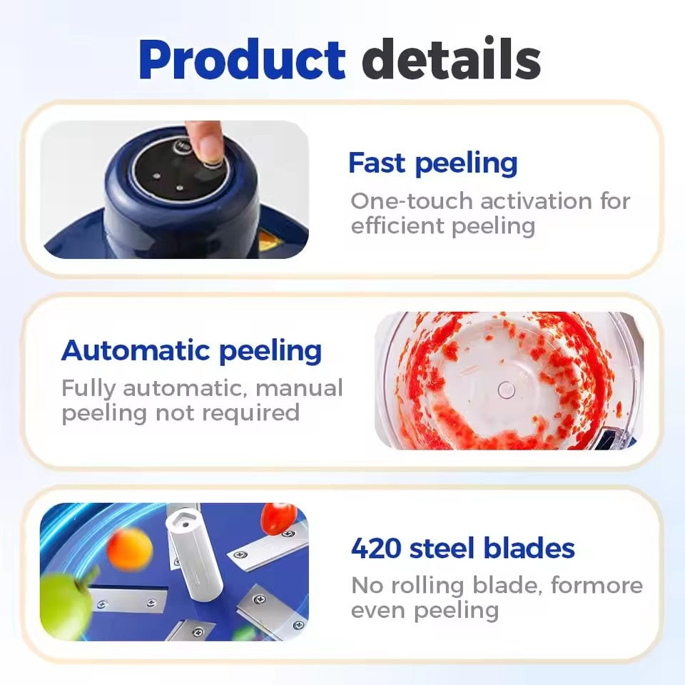Automatic food peeler machine