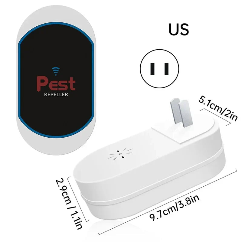 Ultrasonic Pest Repeller (Mosquito, Cockroach & Rat Repellent)