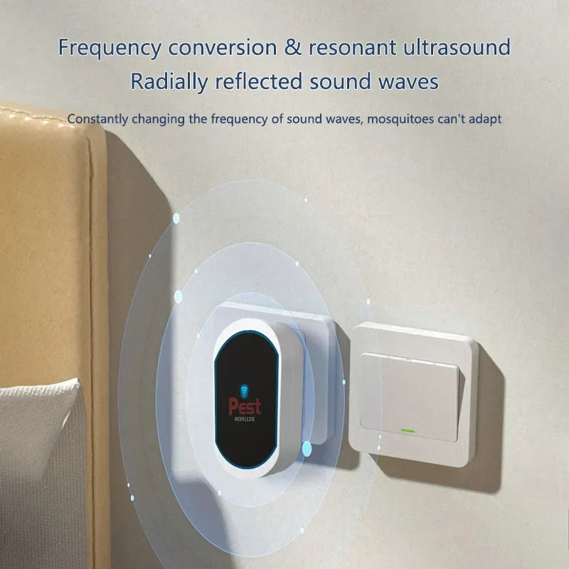 Ultrasonic Pest Repeller (Mosquito, Cockroach & Rat Repellent)