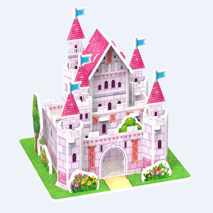 Premium 3D Princess Castle Puzzle Toy Set