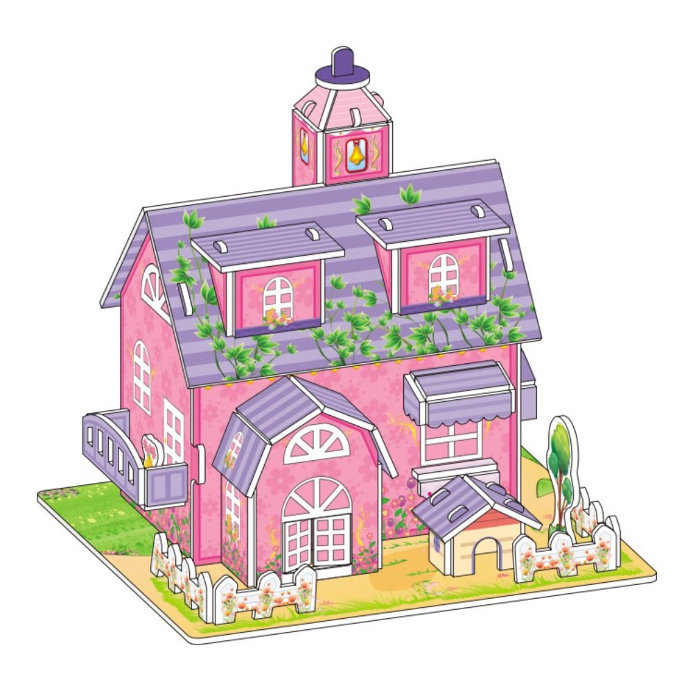 Premium 3D Princess Castle Puzzle Toy Set