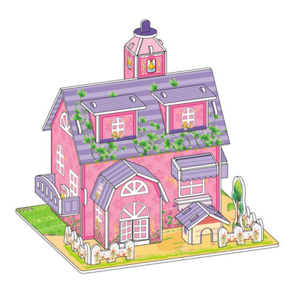 Premium 3D Princess Castle Puzzle Toy Set