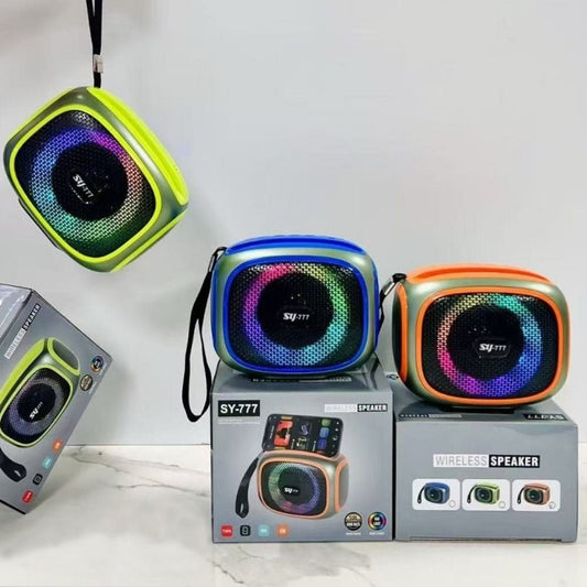 SY-777 Wireless Speaker with Phone Holder & RGB Light