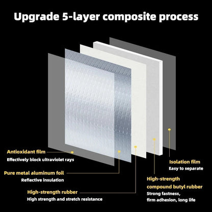 Aluminum Foil Butyl Waterproof Tape