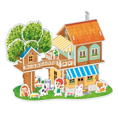 Premium 3D Princess Castle Puzzle Toy Set