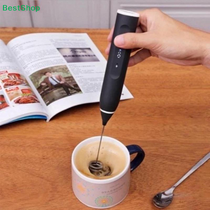 USB Rechargeable 3-Speed Milk Frother & Egg Beater