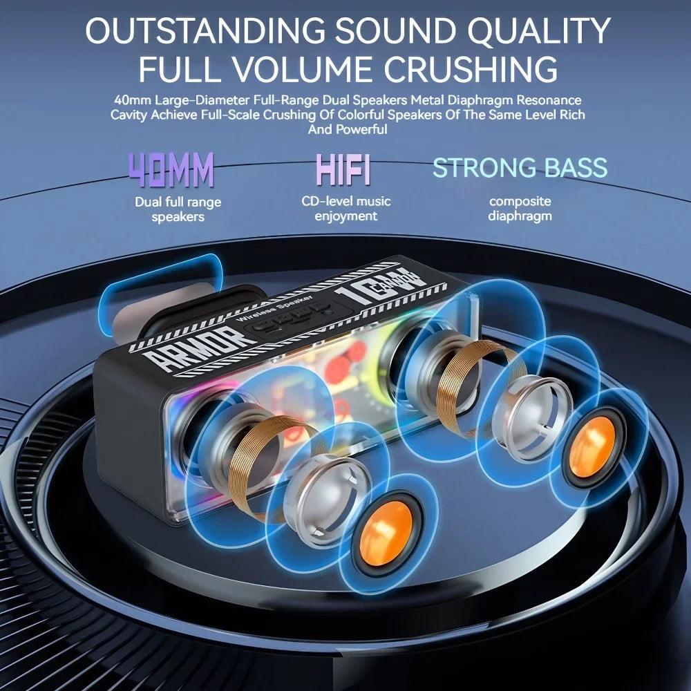 Battle Armour Cannon 10W Wireless Speaker