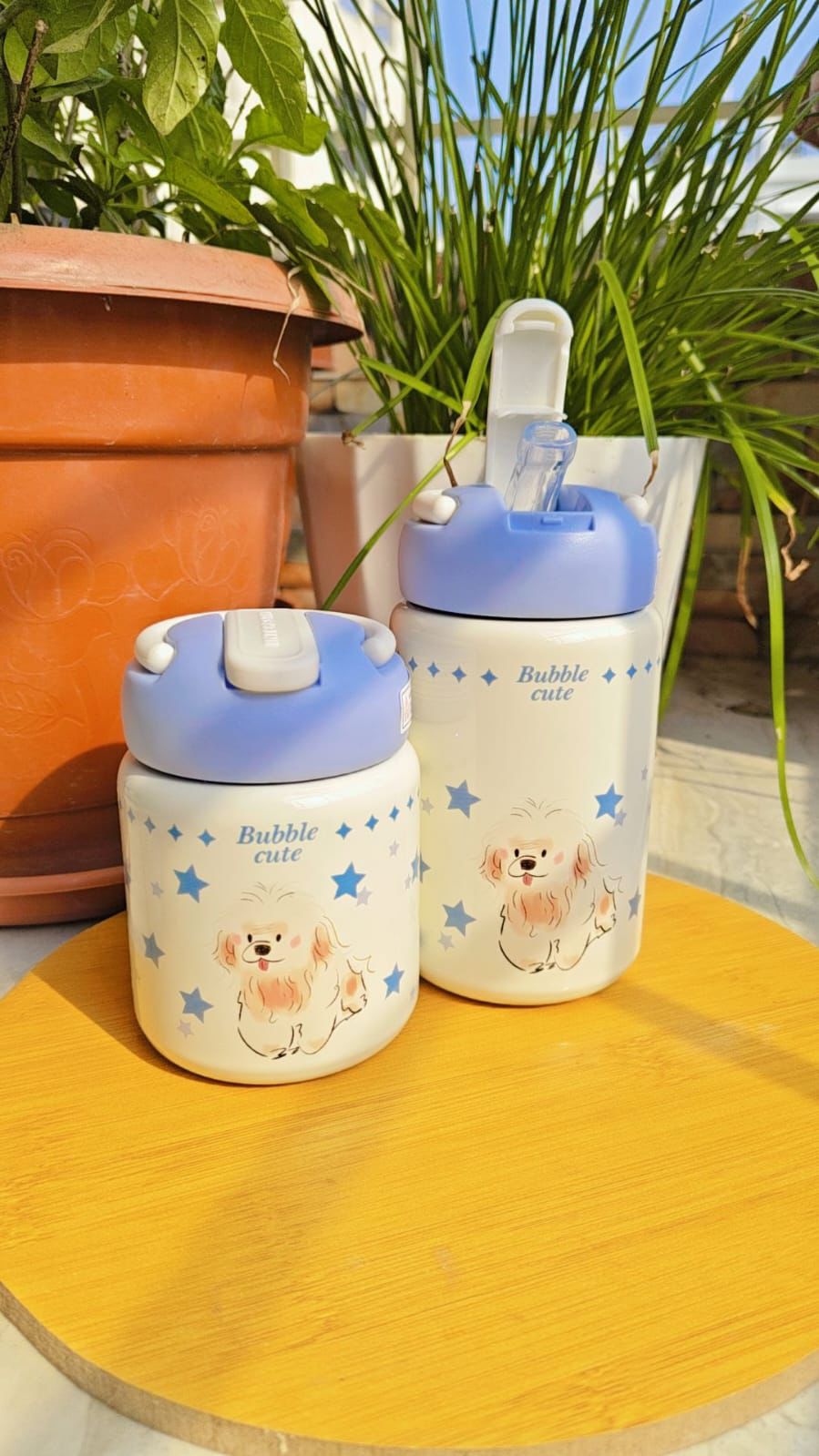 Chillax Cat Insulated Kids Water Bottle