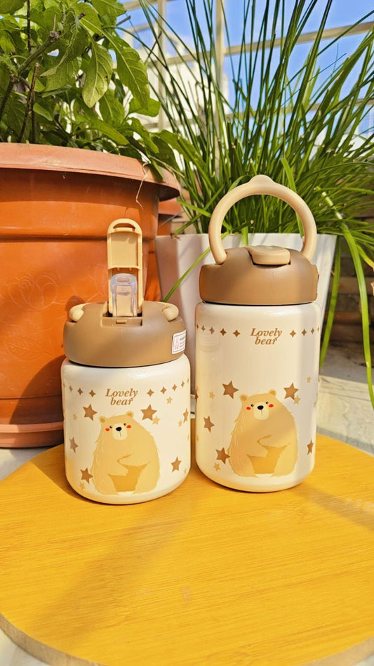Chillax Cat Insulated Kids Water Bottle