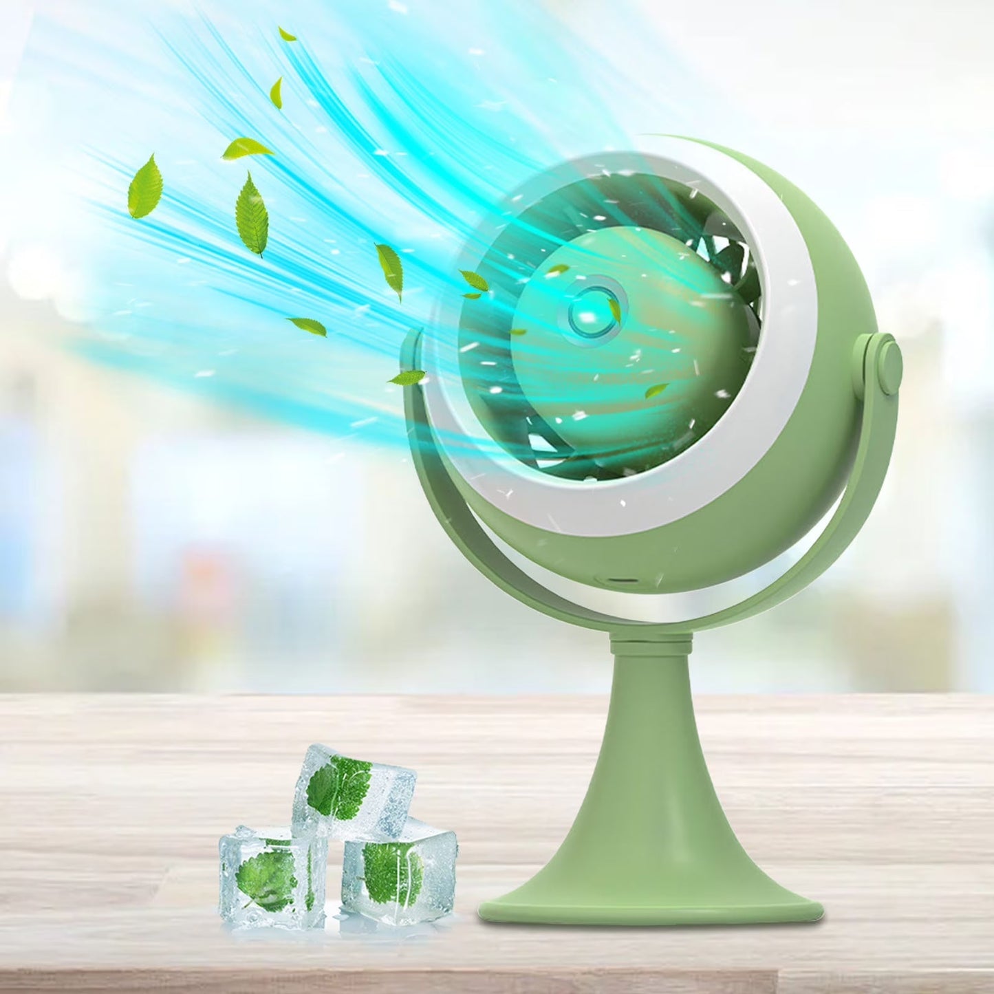 USB Rechargeable Portable Desktop Fan Mini Personal Electric Fan