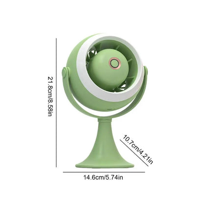 USB Rechargeable Portable Desktop Fan Mini Personal Electric Fan